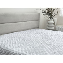 Покрывало 220x240 Ecotton Полисатин Light Grey