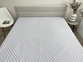 Покривало 220x240 Ecotton Полісатин Light Grey