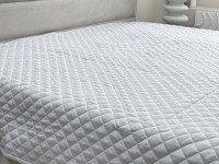Покрывало 150x220 Ecotton Полисатин Light Grey