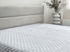 Покрывало 220x240 Ecotton Полисатин Light Grey