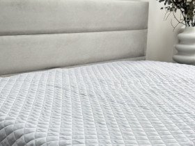 Покривало 220x240 Ecotton Полісатин Light Grey
