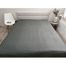 Покрывало 140x205 Ecotton Полисатин Серый