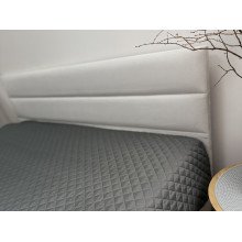 Покрывало 220x240 Ecotton Полисатин Серый