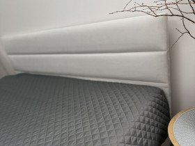 Покривало 220x240 Ecotton Полісатин Сірий