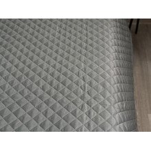 Покрывало 140x205 Ecotton Полисатин Серый