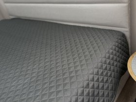 Покрывало 140x205 Ecotton Полисатин Серый