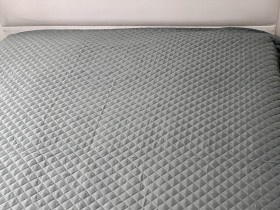 Покрывало 200x220 Ecotton Полисатин Темно серый