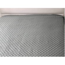 Покрывало 220x240 Ecotton Полисатин Темно серый