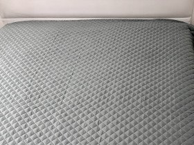 Покривало 200x220 Ecotton Полісатин Темно сірий