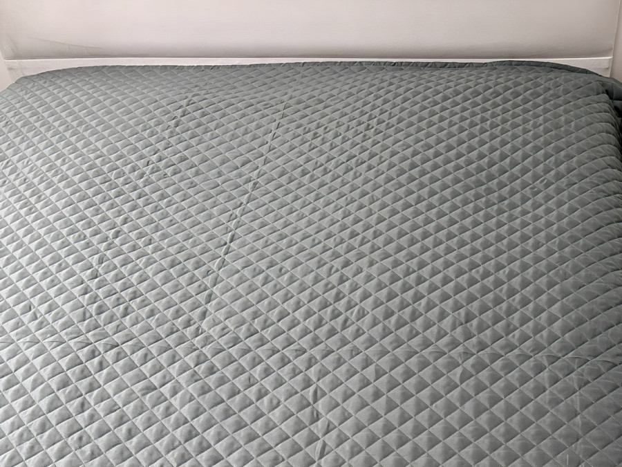 Покрывало 220x240 Ecotton Полисатин Темно серый