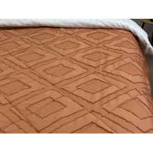 Покрывало 150x220 Ecotton Полисатин жаккард Оранжевый
