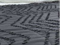 Покрывало 200x220 Ecotton Полисатин жаккард Серый