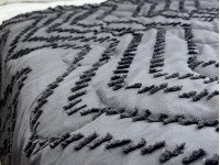 Покрывало 150x220 Ecotton Полисатин жаккард Серый