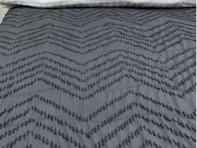 Покривало 200x220 Ecotton Полісатин жаккард Сірий