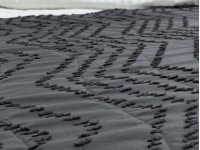 Покрывало 200x220 Ecotton Полисатин жаккард Серый