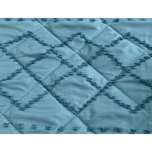 Покрывало 200x220 Ecotton Полисатин жаккард Зеленый