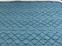Покрывало 200x220 Ecotton Полисатин жаккард Зеленый