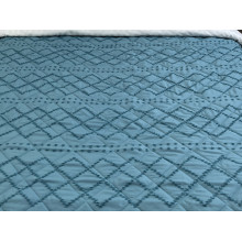 Покрывало 200x220 Ecotton Полисатин жаккард Зеленый
