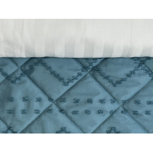 Покрывало 200x220 Ecotton Полисатин жаккард Зеленый