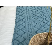 Покрывало 200x220 Ecotton Полисатин жаккард Зеленый