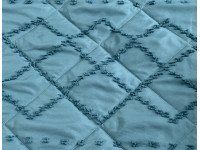 Покрывало 200x220 Ecotton Полисатин жаккард Зеленый