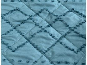 Покрывало 200x220 Ecotton Полисатин жаккард Зеленый