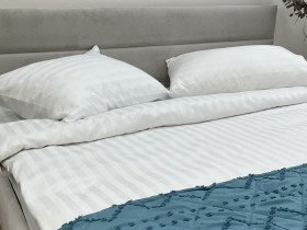 Покрывало 200x220 Ecotton Полисатин жаккард Зеленый