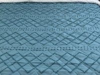 Покрывало 200x220 Ecotton Полисатин жаккард Зеленый
