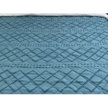 Покрывало 200x220 Ecotton Полисатин жаккард Зеленый