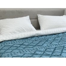 Покрывало 200x220 Ecotton Полисатин жаккард Зеленый