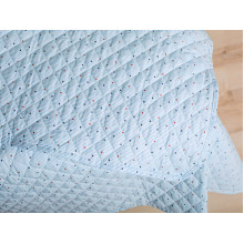 Покрывало 105x140 Ecotton Rainforce Голубой 10-0090