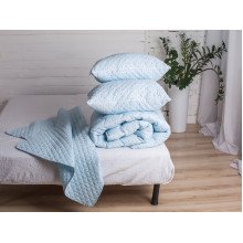 Покрывало 105x140 Ecotton Rainforce Голубой 10-0090