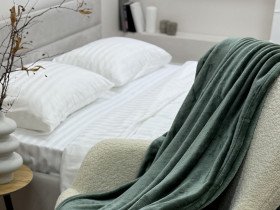 Покрывало 150x220 Matte green 17-0112