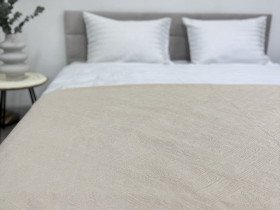 Покривало 200x230 Піке Бежевий