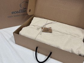 Покривало 200x230 Піке Бежевий