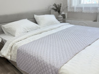 Саше 70x230 Ecotton Полисатин Светло серый