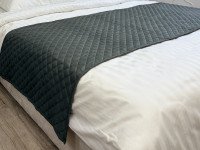 Саше 70x230 Ecotton Полисатин Темно серый