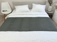 Саше 70x230 Ecotton Полисатин Темно серый