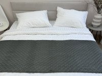 Саше 70x230 Ecotton Полисатин Темно серый