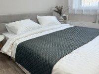 Саше 70x230 Ecotton Полисатин Темно серый