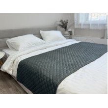 Саше 70x230 Ecotton Полисатин Темно серый