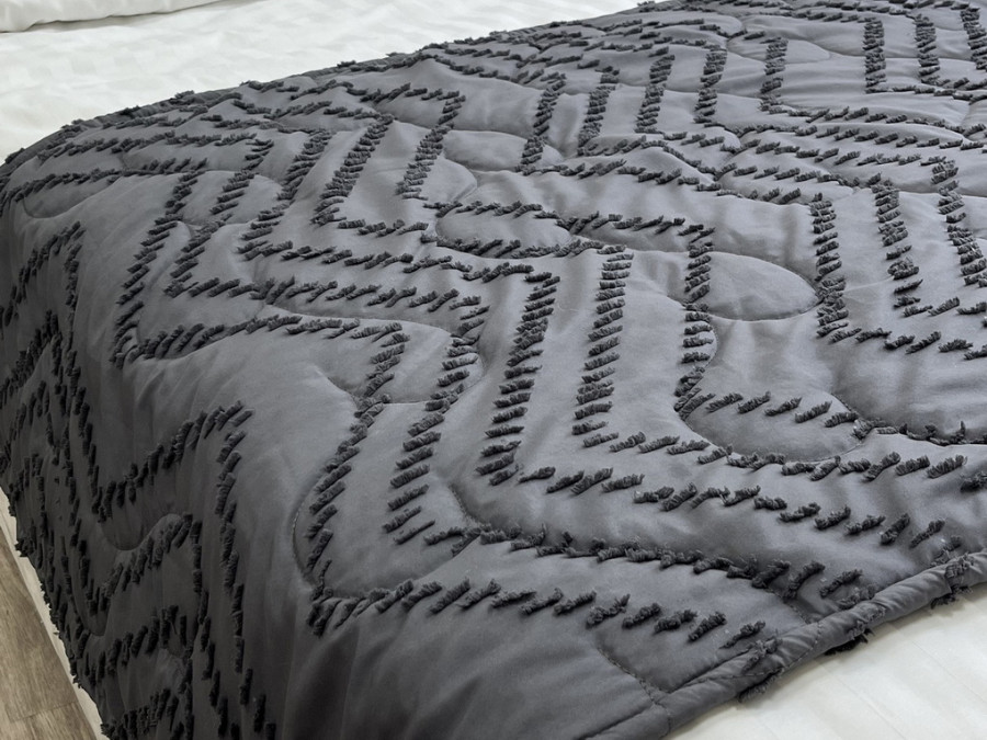 Саше 70x230 Ecotton Полісатин жаккард Сірий