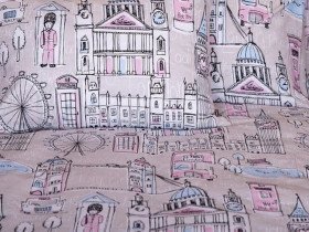 Постельное белье Ecotton Бязь Семейный комплект два пододеяльника Бежевый 40-0913