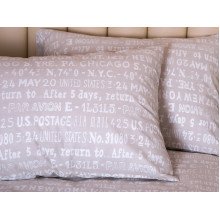 Постельное белье Ecotton Бязь Семейный комплект два пододеяльника Бежевый 40-0915