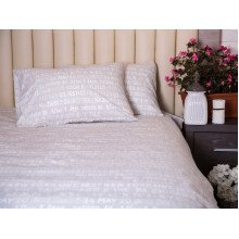 Постельное белье Ecotton Бязь Семейный комплект два пододеяльника Бежевый 40-0915