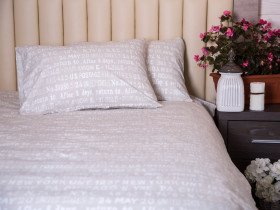 Постельное белье Ecotton Бязь Семейный комплект два пододеяльника Бежевый 40-0915