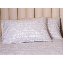 Постельное белье Ecotton Бязь Семейный комплект два пододеяльника Бежевый 40-0915