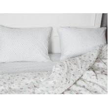 Постельное белье Ecotton Бязь Комфорт Семейный комплект два пододеяльника 6601-1/15310-5
