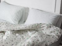 Постельное белье Ecotton Бязь Комфорт Семейный комплект два пододеяльника 6601-1/15310-5