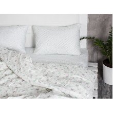 Постельное белье Ecotton Бязь Комфорт Семейный комплект два пододеяльника 6601-1/15310-5